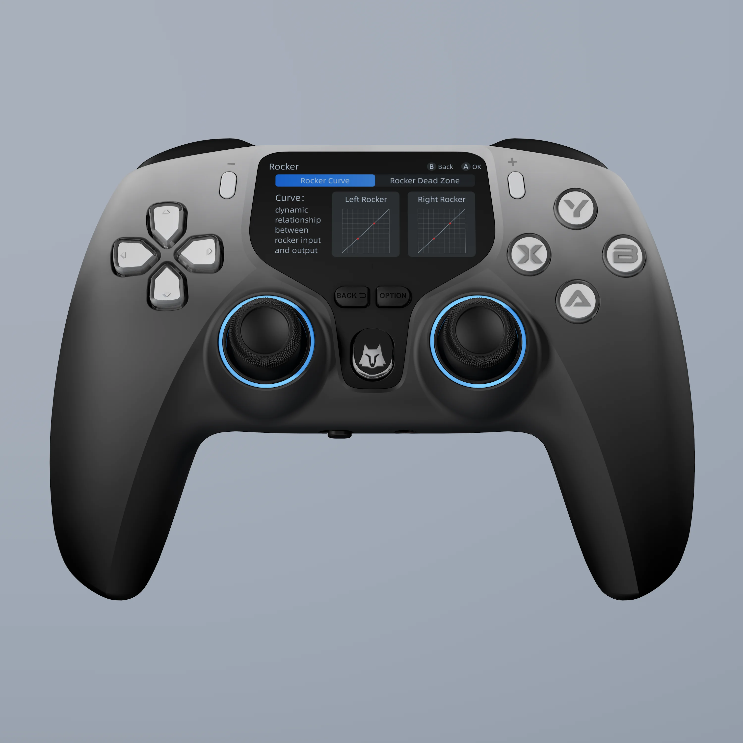 Hall Gaming Controller for PC/PS3/Switch/Android/iOS with Display, Hall Sticks/Triggers, Back Buttons, 5 Vib Levels, Full Calibr
