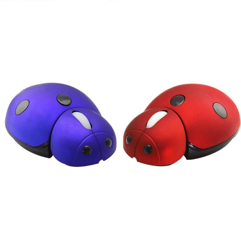 3 Buttons Cartoon Mouse with USB Receiver Cordless Gaming Mouse Gift for Girls Women