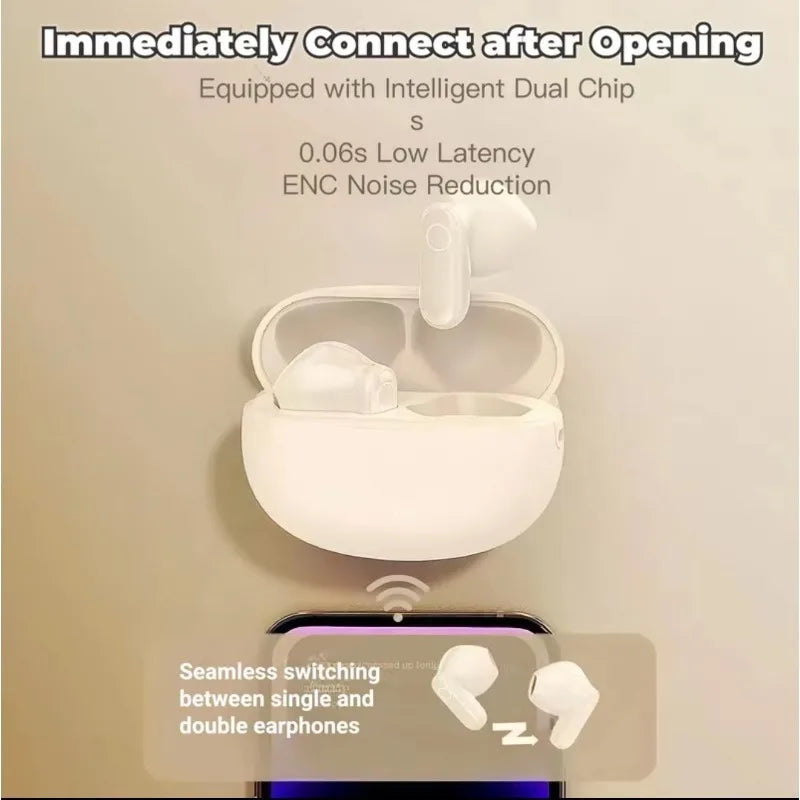 TWS Bluetooth wireless headset KY5 avoids improving the quality of headphones, games, music, earplugs and noise reduction.