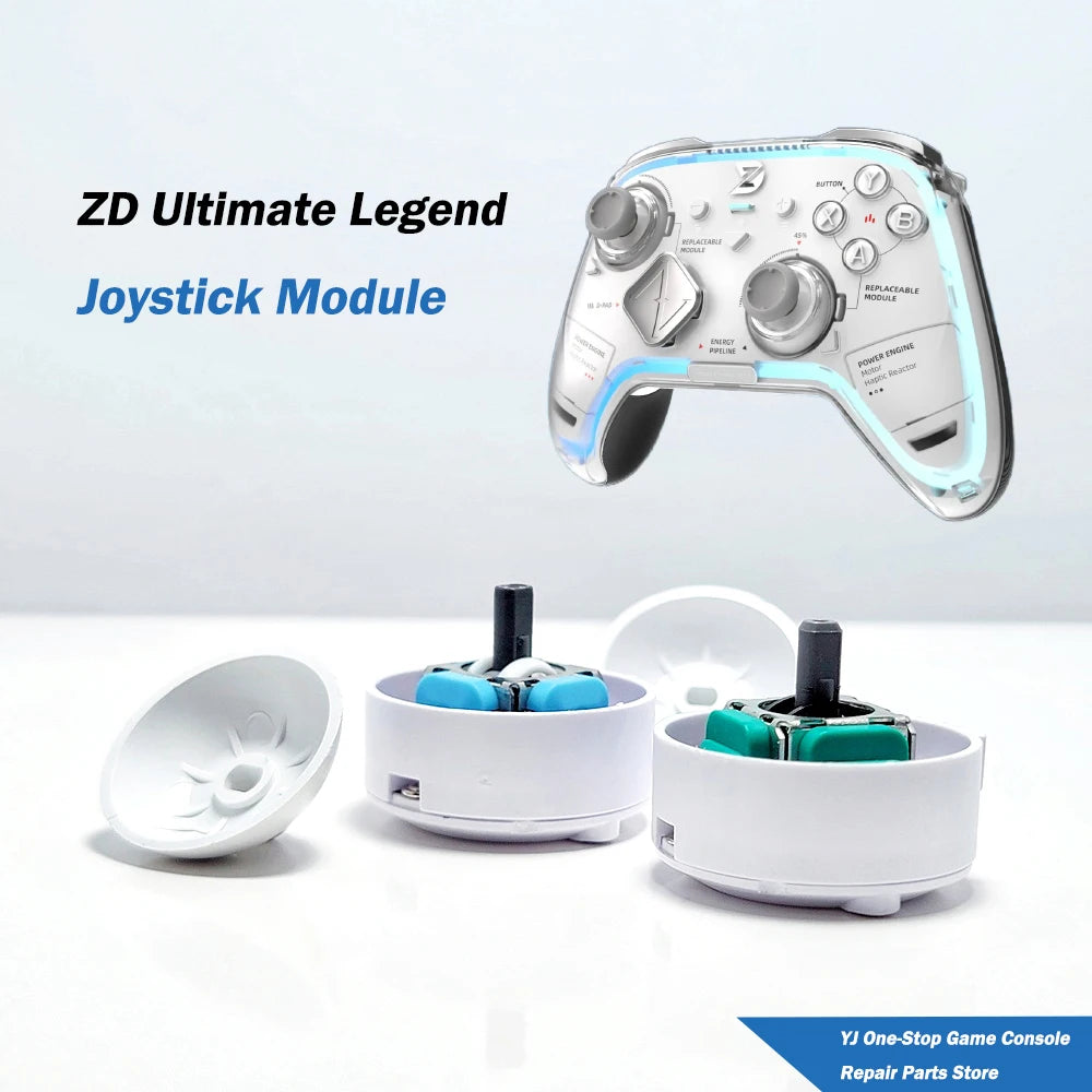 ZD Ultimate Legend Game Controller Replaceable Joystick Module Removable K-Silver JS13 PRO TMR Joystick GinFull TMR Joystick