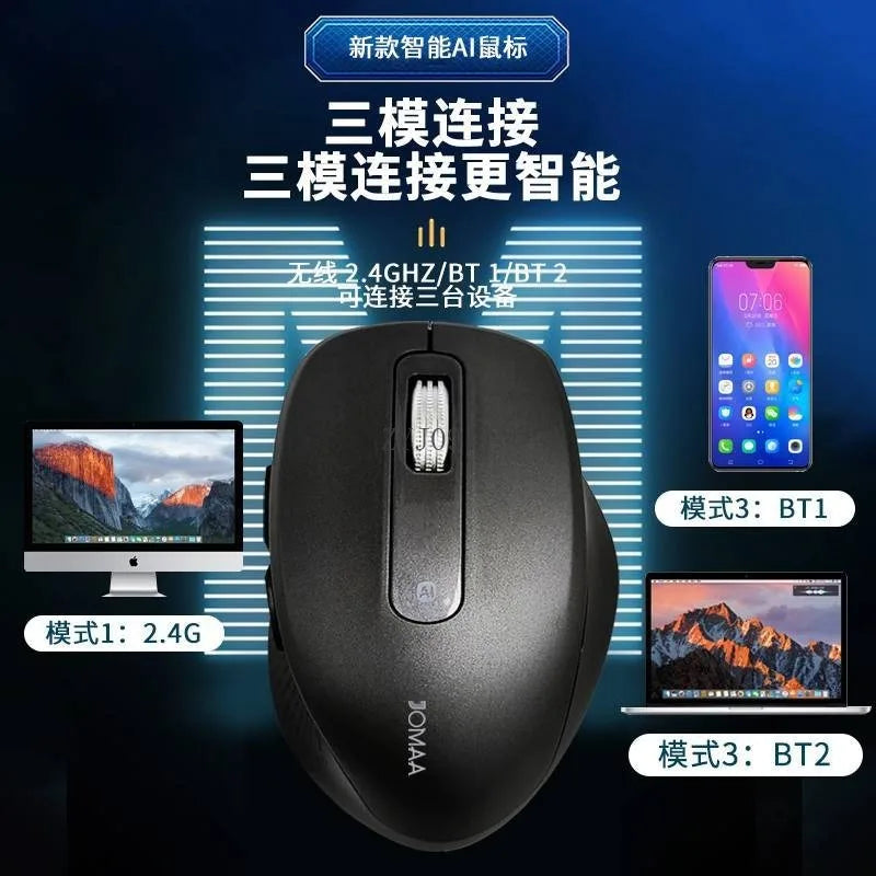 AI intelligent wireless silent office smart mouse rechargeable voice control typing voice translation high-tech mouse
