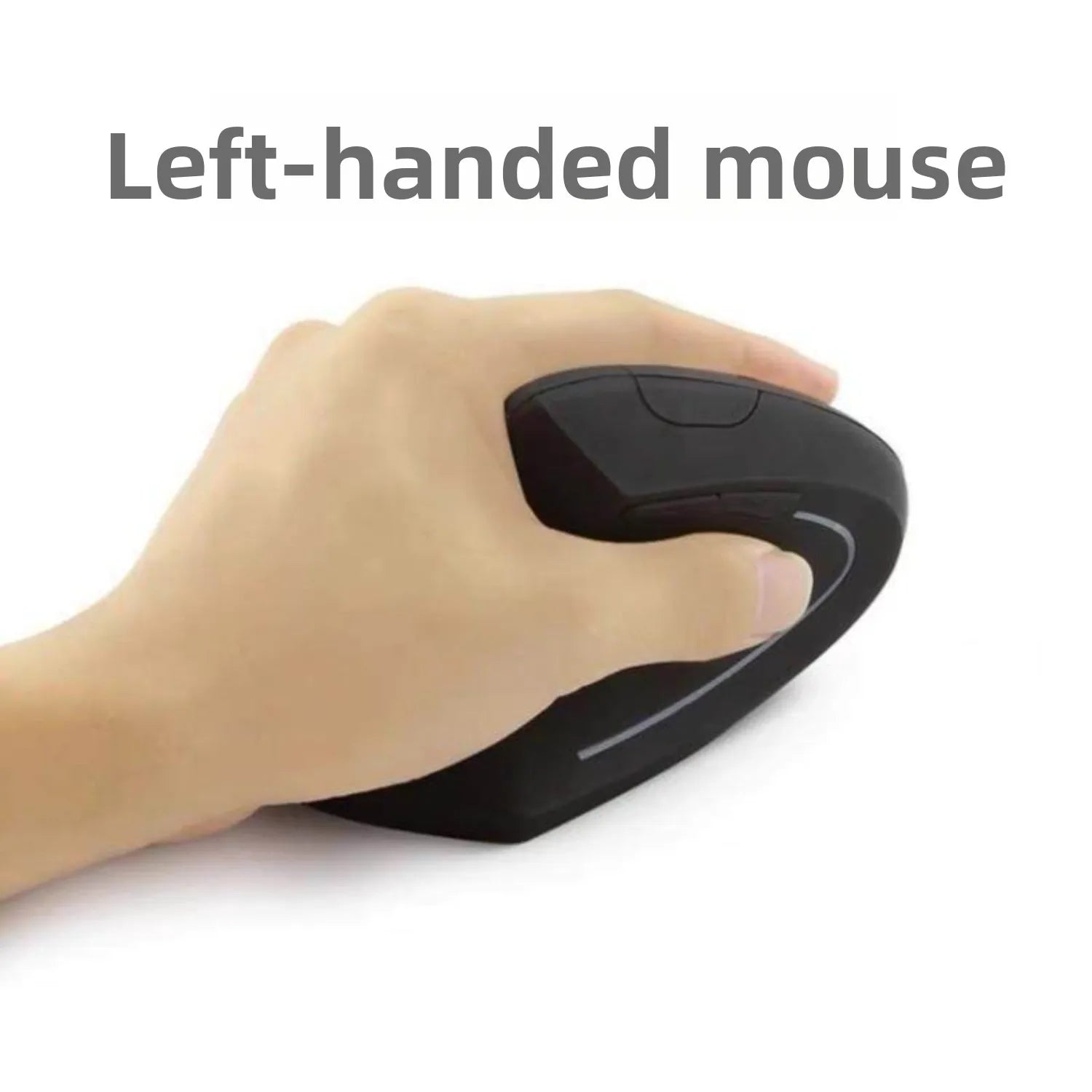 Wireless Rechargeable Left Hand Vertical Mouse for Laptop Ergonomic Design Comfortable Precise and Smooth Control