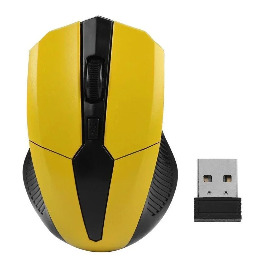 2.4Ghz 1200DPI Wireless Mouse Adjustable Optical Gaming Mouse Wireless Home Office Game Mice for PC Computer Laptop