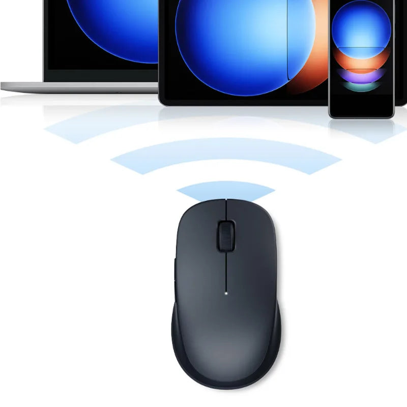 Xiaomi Wireless Bluetooth Dual-Mode Mouse 2 1200DPI Comfort Curve 2.4GHz Optical Mute Laptop Notebook Office Game Portable