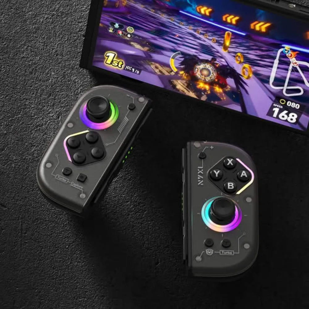 NYXI Hyperion 2 Wireless Game Controller Dual Hall Joystick 6-Axis Gyro RGB Turbo Programmable for Switch/OLED/PC/iOS/Android