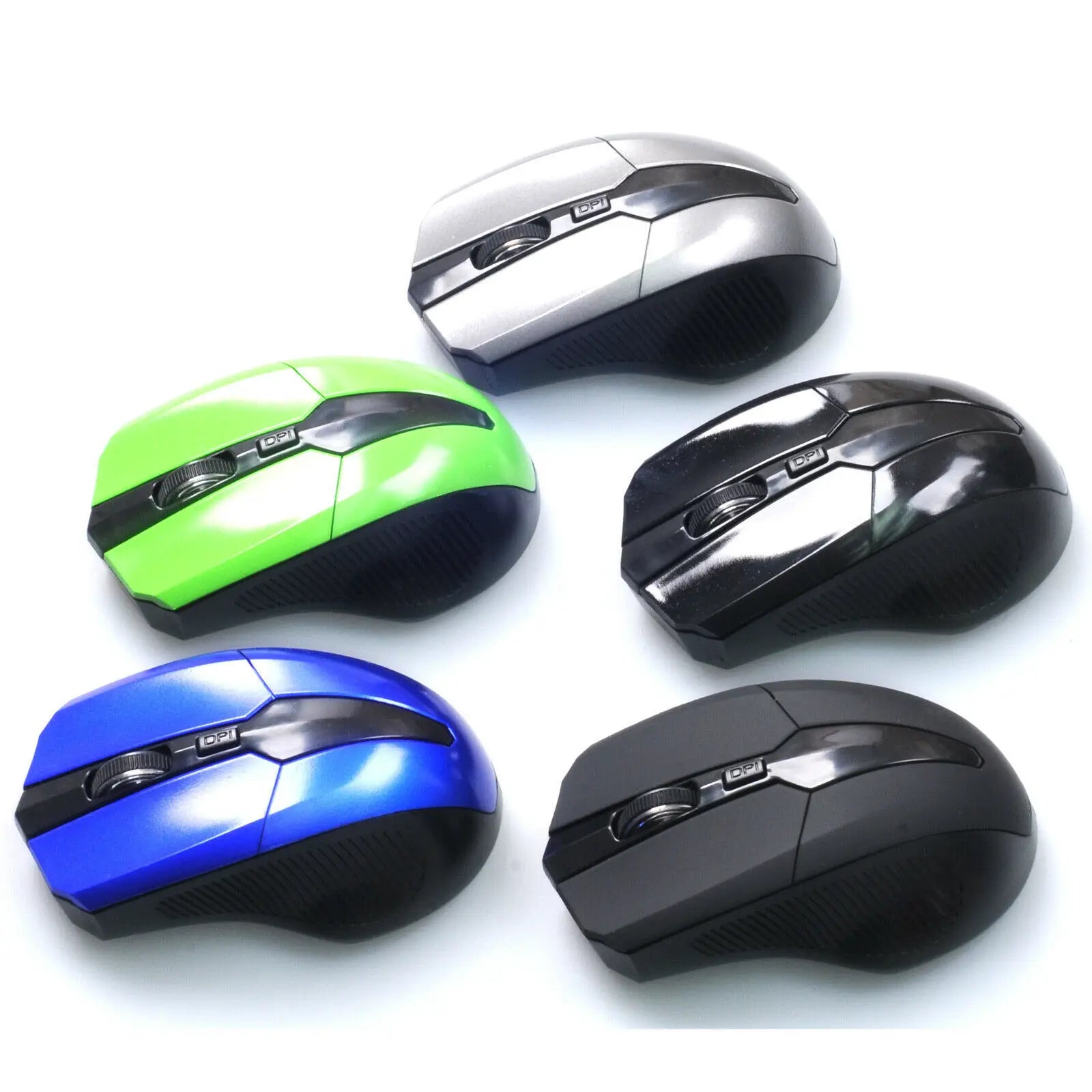 2.4Ghz 1200DPI Wireless Mouse Adjustable Optical Gaming Mouse Wireless Home Office Game Mice for PC Computer Laptop