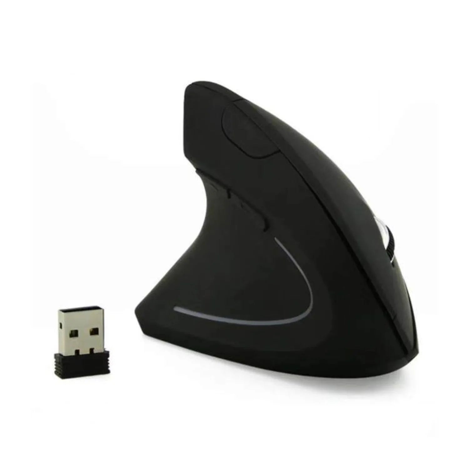 Wireless Rechargeable Left Hand Vertical Mouse for Laptop Ergonomic Design Comfortable Precise and Smooth Control