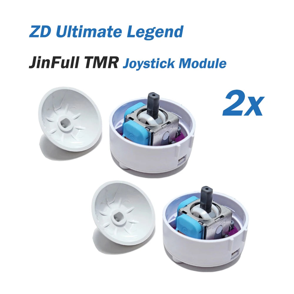 ZD Ultimate Legend Game Controller Replaceable Joystick Module Removable K-Silver JS13 PRO TMR Joystick GinFull TMR Joystick