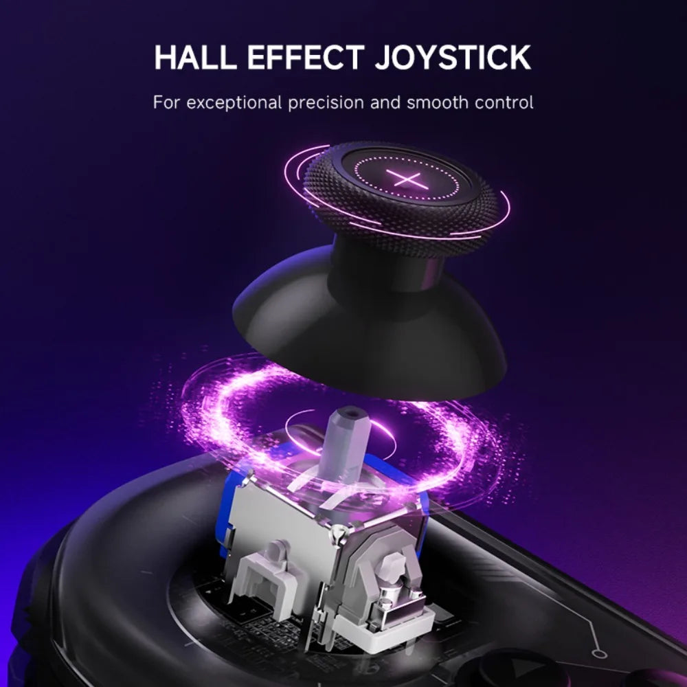 NYXI Hyperion 2 Wireless Game Controller Dual Hall Joystick 6-Axis Gyro RGB Turbo Programmable for Switch/OLED/PC/iOS/Android