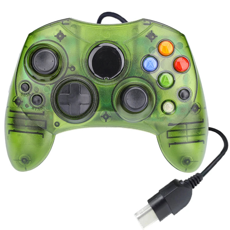 Transparent Wired Gaming Joystick Gamepad for Xbox Old Generation Game Controller Wired Joypad Gamepad Gaming Accessories