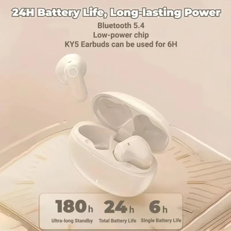 TWS Bluetooth wireless headset KY5 avoids improving the quality of headphones, games, music, earplugs and noise reduction.