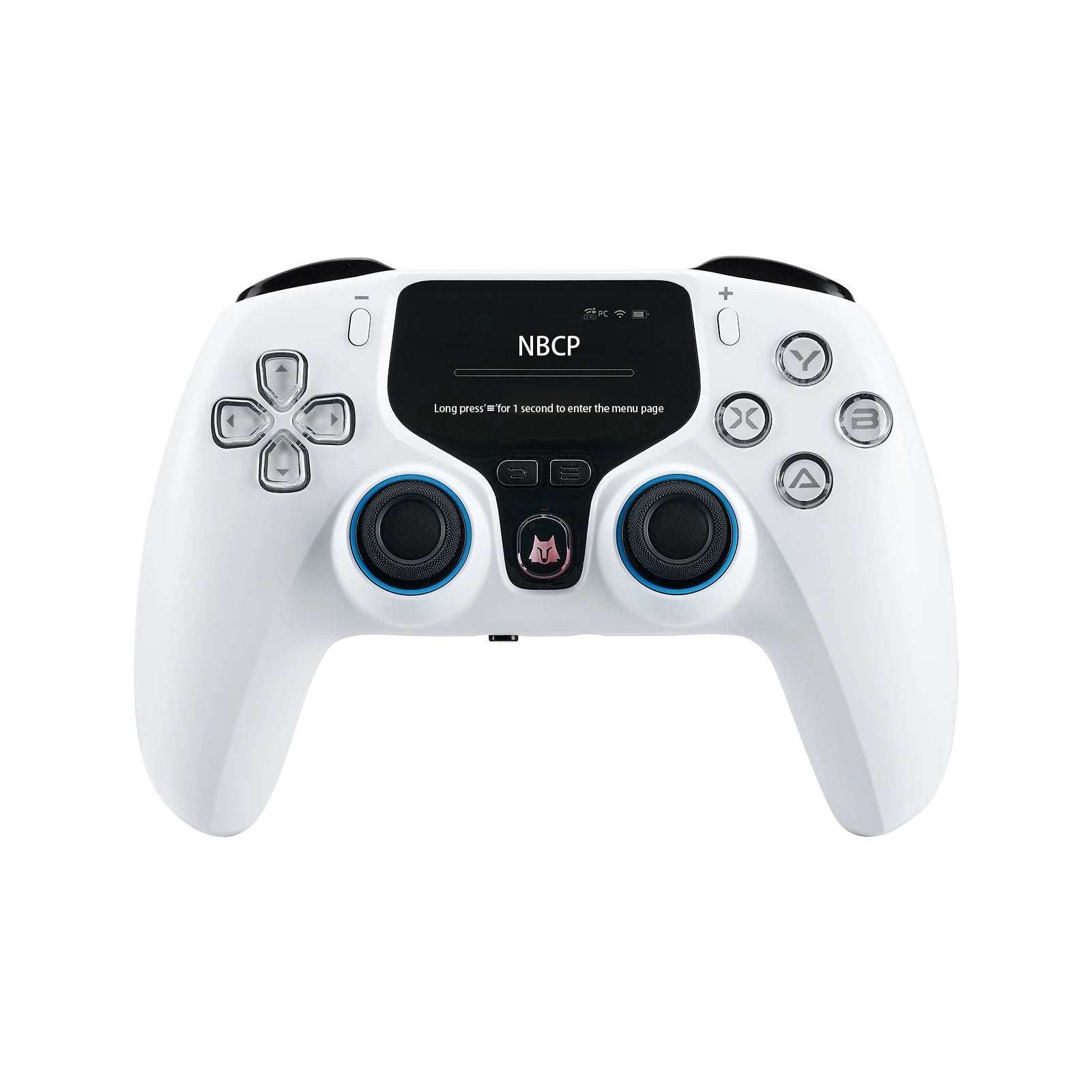 Hall Gaming Controller for PC/PS3/Switch/Android/iOS with Display, Hall Sticks/Triggers, Back Buttons, 5 Vib Levels, Full Calibr
